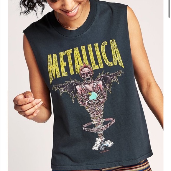 Daydreamer Tops - DAYDREAMER METALLICA TANK TOP
